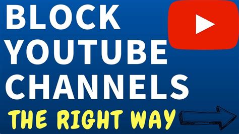 channel blocker youtube.